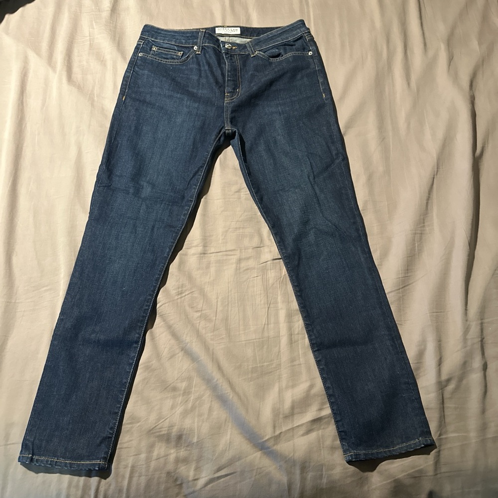 Derek Lam Dark Blue Straight Leg Women's Jeans